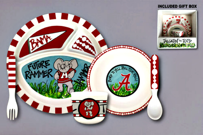 Alabama Crimson Tide Tailgatin' for Tots Dinnerware Set **NEW-SOLD OUT**