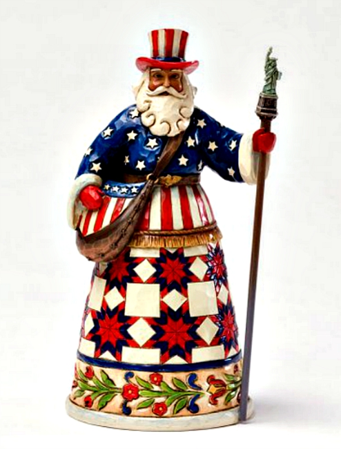 American Santa Figurine by Jim Shore Heartwood Creek**SOLD OUT**