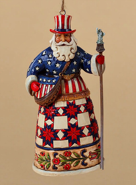 American Santa Hanging Ornament **SOLD OUT**