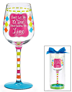 Below the Line Wine Glass **NEW**