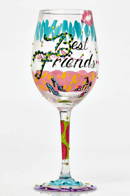 Best Friends Always Wine Glass by LOLITA® **NEW - NOW AVAILABLE**