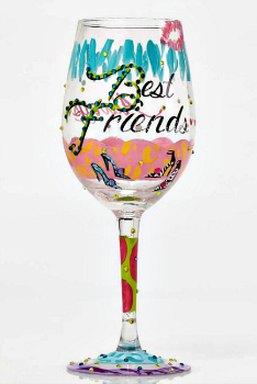 Best Friends Always Wine Glass by LOLITA® **NEW - NOW AVAILABLE**