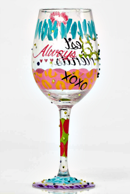 Best Friends Always Wine Glass by LOLITA® **NEW - NOW AVAILABLE**