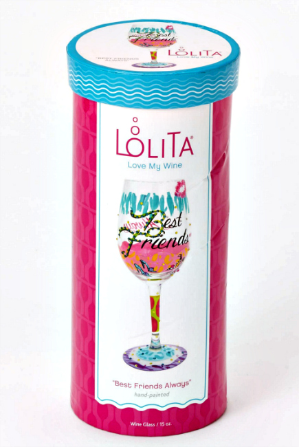 Best Friends Always Wine Glass by LOLITA® **NEW - NOW AVAILABLE**