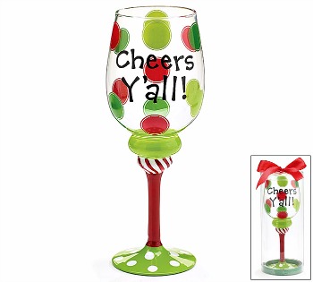 Cheers Y'All Wine Glass **SOLD OUT**