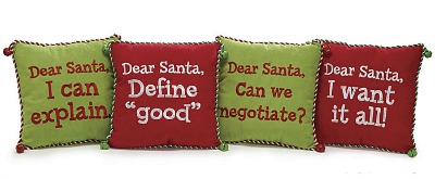 Dear Santa Christmas Pillows