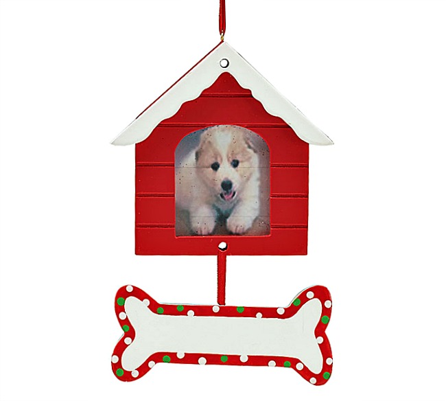 Doghouse Frame & Bone Ornament **ITEM UNAVAILABLE**