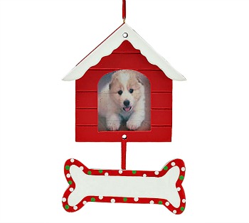 Doghouse Frame & Bone Ornament **ITEM UNAVAILABLE**