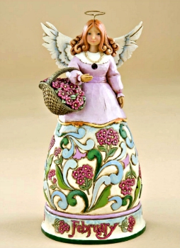 February Birthday Angel by Jim Shore Heartwood Creek **SOLD OUT**