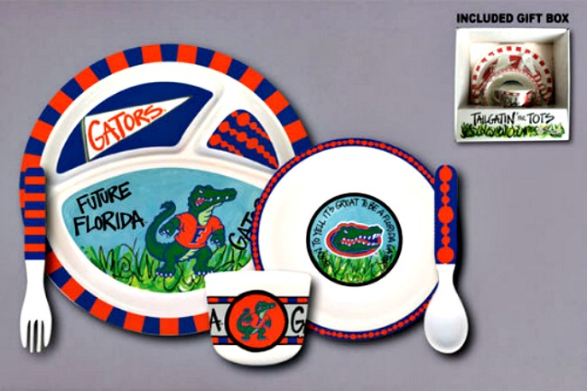 Florida Gators Tailgatin' for Tots Dinnerware Set **NEW**