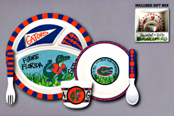 Florida Gators Tailgatin' for Tots Dinnerware Set **NEW**