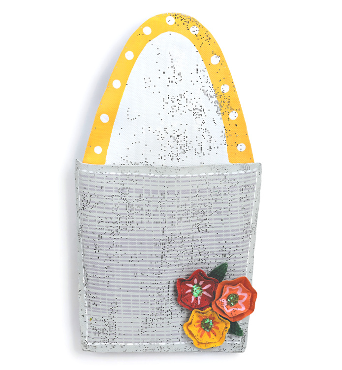 Flower Basket with Pocket Door Hanger **NEW - NOW AVAILABLE**