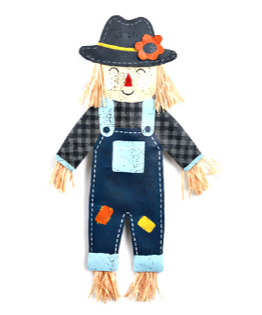 Friendly Scarecrow Door Hanger **SOLD OUT**