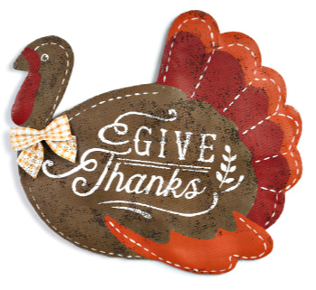 Give Thanks Turkey Door Hanger **NEW - SOLD OUT**