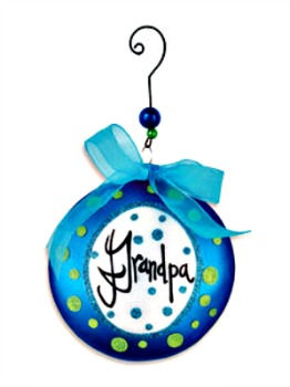 Grandpa Message Disk Ornament **SOLD OUT**
