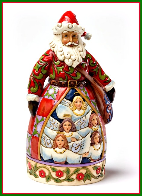 Hark! The Herald Angels Sing Santa Figurine **SOLD OUT**