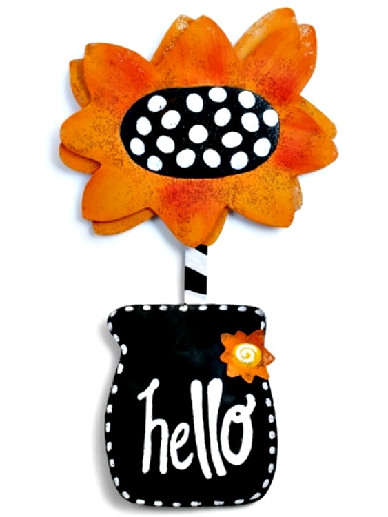 Hello Sunflower Door Hanger **NEW - SOLD OUT**