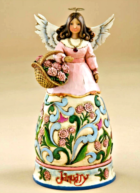 January Birthday Angel by Jim Shore Heartwood Creek **SOLD OUT**
