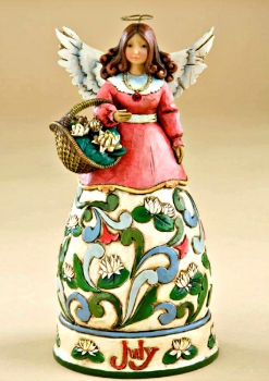 July Birthday Month Angel by Jim Shore Heartwood Creek **SOLD OUT**