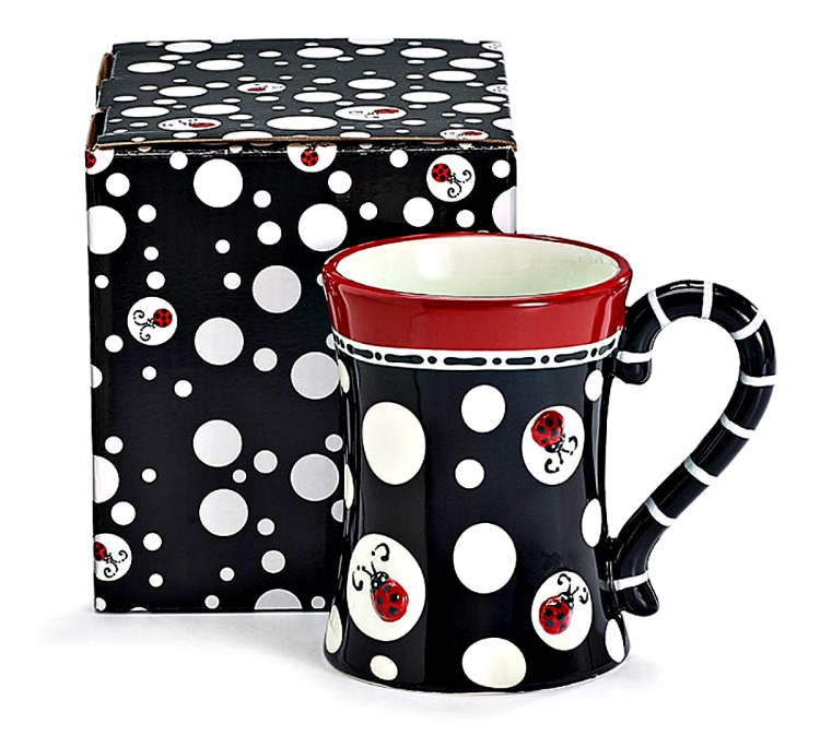 Ladybug Dots Mug **NEW**