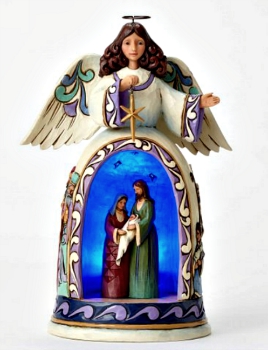 Lighted Nativity Angel by Jim Shore Heartwood Creek **NEW**SOLD OUT!