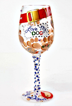 Love My Dog Wine Glass **NEW - NOW AVAILABLE**