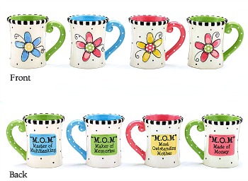 M.O.M. Mugs by Burton & Burton