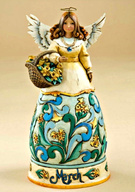 March Birthday Angel by Jim Shore Heartwood Creek*SOLD OUT*