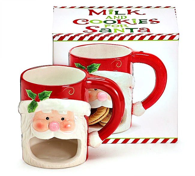 Milk and Cookies for Santa Mug by Burton & Burton