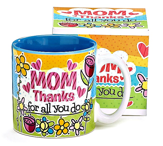 Mom Thanks Mug by Burton & Burton