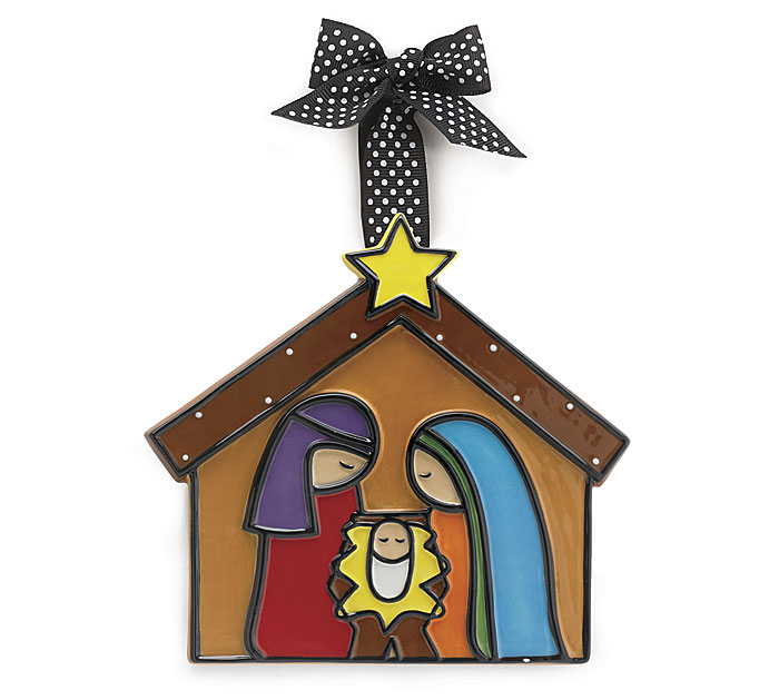 Small Nativity Adornment