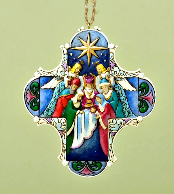 Nativity Cross Hanging Ornament**SOLD OUT**
