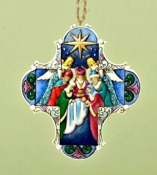 Nativity Cross Hanging Ornament**SOLD OUT**