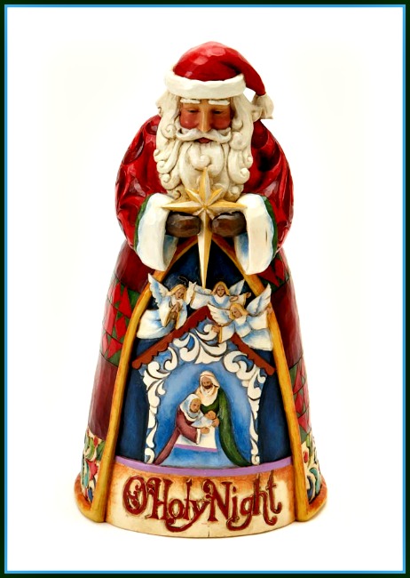 O Holy Night Santa Nativity Scene Figurine **SOLD OUT**