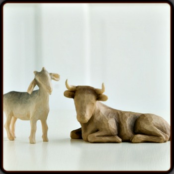 Ox and Goat for the Classic Nativity **SOLD OUT**