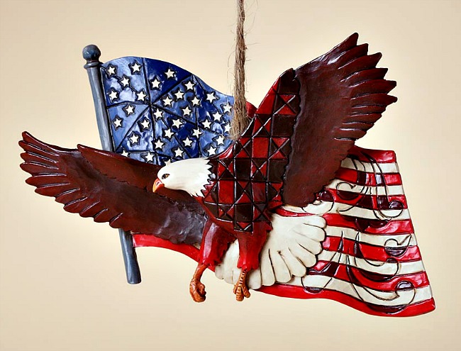 Patriotic Eagle Hanging Ornament **SOLD OUT**