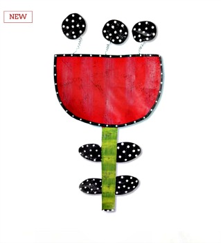 Red and Black Tulip Door Hanger *SOLD OUT**