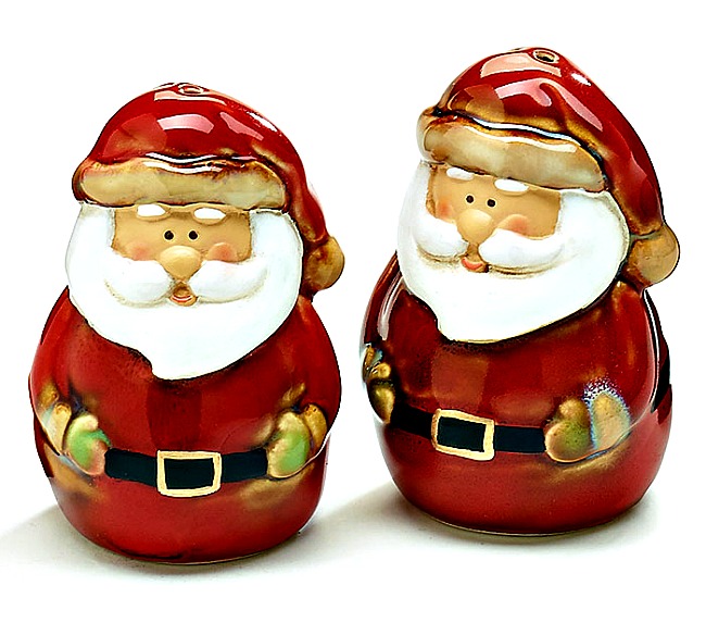 Santa Salt & Pepper Shaker Set