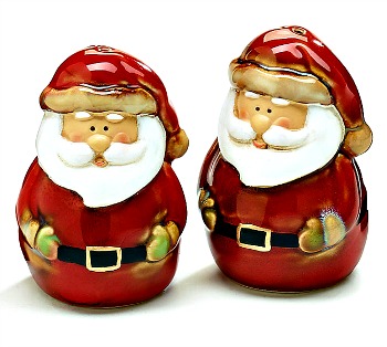 Santa Salt & Pepper Shaker Set