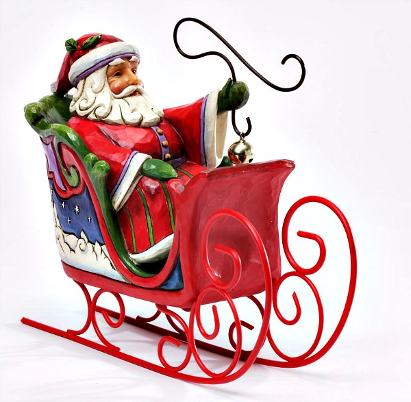 Jingle All the Way Santa in Sleigh Figurine **SOLD OUT**