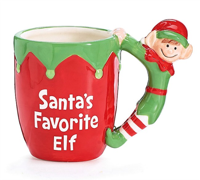 Santa's Favorite Elf Mug by Burton & Burton**SOLD OUT**