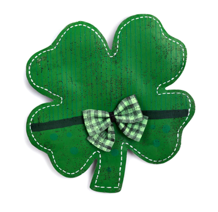 Shamrock with Bow Door Hanger **SOLD OUT**