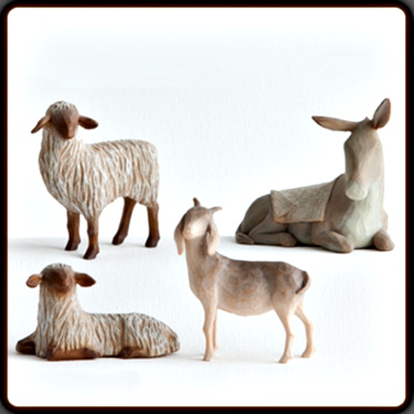Sheltering Animals for the Holy Family from Willow Tree **SOLD OUT**