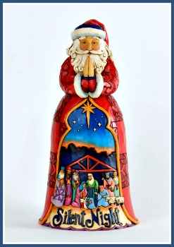 Silent Night Santa Figurine **SOLD OUT**