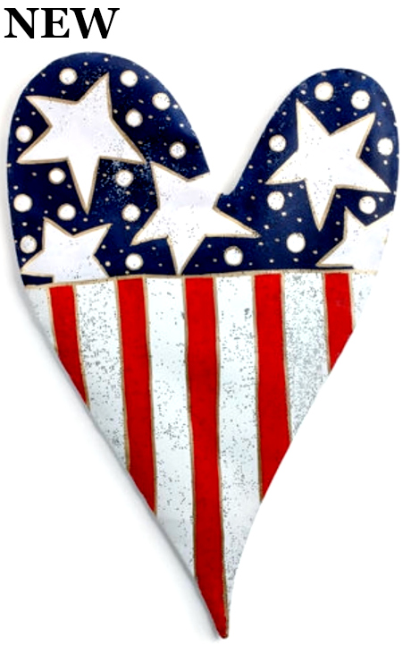 Stars and Stripes Heart Door Hanger **NEW-SOLD OUT**