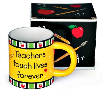 Teachers Touch Lives Forever Mug by Burton & Burton **SOLD OUT**