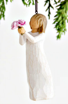 Thank You Ornament from Willow Tree by Susan Lordi **NEW - NOW AVAILABLE**