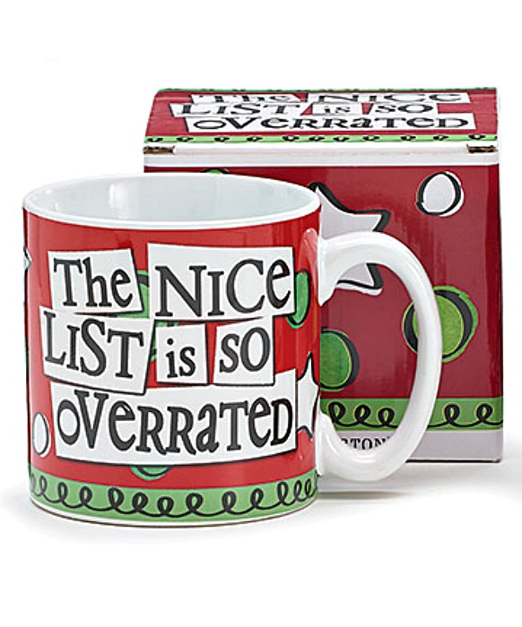 The Nice List is so Overrated Christmas Mug