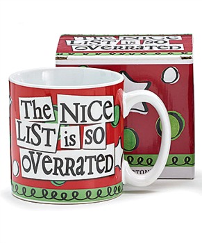 The Nice List is so Overrated Christmas Mug