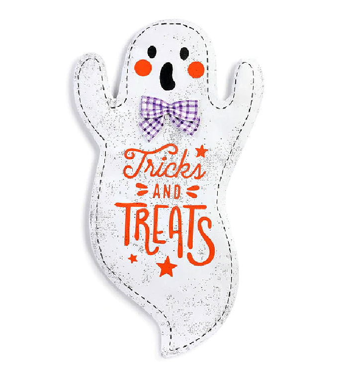 Tricks & Treats Ghost Door Hanger **NEW - NOW AVAILABLE**